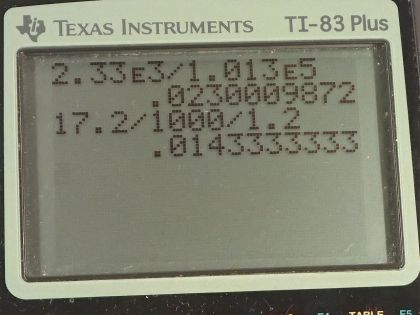 OpenStax College Physics, Chapter 13, Problem 50 (PE) calculator screenshot 1