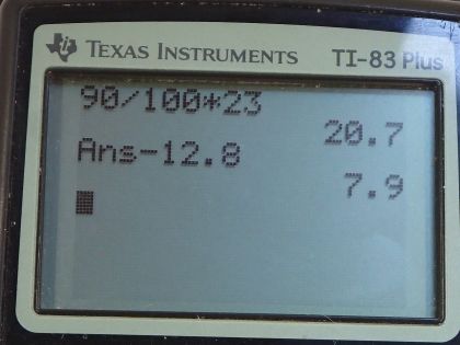 OpenStax College Physics, Chapter 13, Problem 64 (PE) calculator screenshot 1