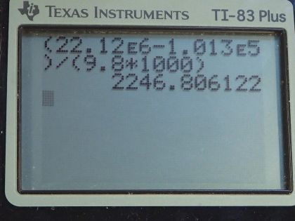 OpenStax College Physics, Chapter 13, Problem 66 (PE) calculator screenshot 1