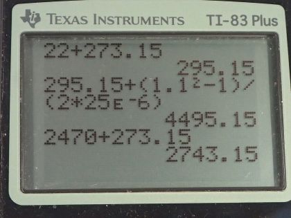 OpenStax College Physics, Chapter 13, Problem 70 (PE) calculator screenshot 1