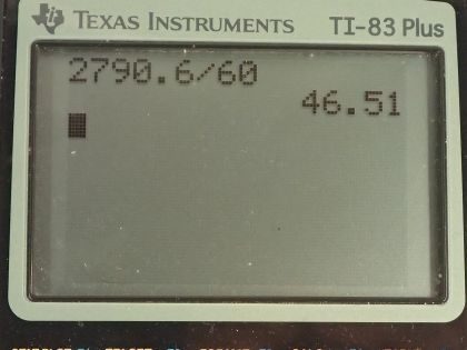 OpenStax College Physics, Chapter 15, Problem 4 (AP) calculator screenshot 2