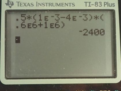 OpenStax College Physics, Chapter 15, Problem 8 (AP) calculator screenshot 1