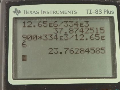OpenStax College Physics, Chapter 15, Problem 64 (PE) calculator screenshot 1