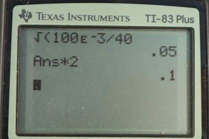 OpenStax College Physics, Chapter 16, Problem 7 (AP) calculator screenshot 1
