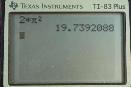 OpenStax College Physics, Chapter 16, Problem 13 (AP) calculator screenshot 1