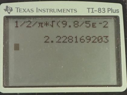 OpenStax College Physics, Chapter 16, Problem 26 (PE) calculator screenshot 1