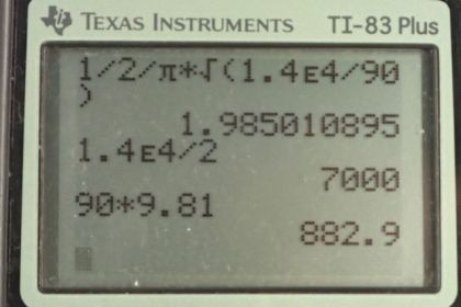 OpenStax College Physics, Chapter 16, Problem 35 (PE) calculator screenshot 1