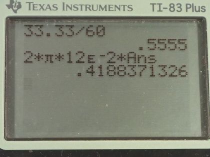 OpenStax College Physics, Chapter 16, Problem 40 (PE) calculator screenshot 1