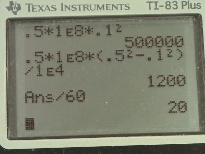 OpenStax College Physics, Chapter 16, Problem 46 (PE) calculator screenshot 1