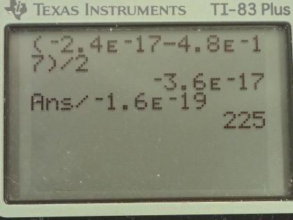 OpenStax College Physics, Chapter 18, Problem 10 (AP) calculator screenshot 2