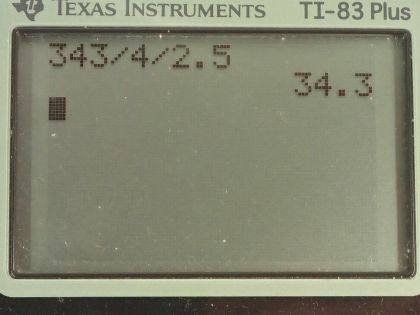 OpenStax College Physics, Chapter 17, Problem 16 (AP) calculator screenshot 1