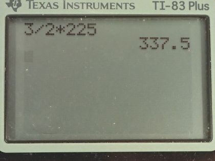 OpenStax College Physics, Chapter 17, Problem 22 (AP) calculator screenshot 1