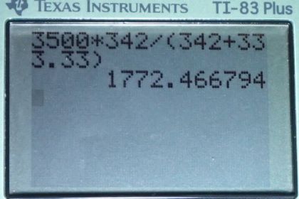 OpenStax College Physics, Chapter 17, Problem 31 (PE) calculator screenshot 2