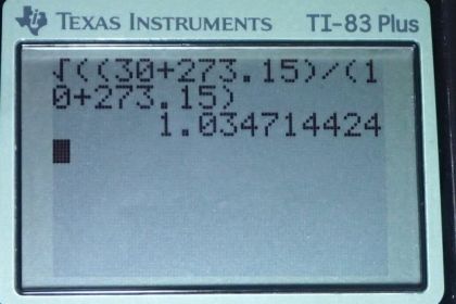 OpenStax College Physics, Chapter 17, Problem 49 (PE) calculator screenshot 1