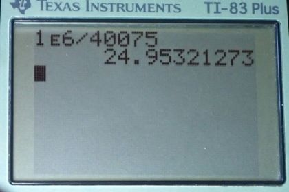 OpenStax College Physics, Chapter 17, Problem 55 (PE) calculator screenshot 1