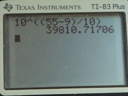 OpenStax College Physics, Chapter 17, Problem 70 (PE) calculator screenshot 1