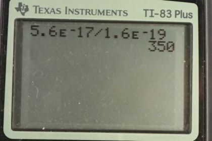 OpenStax College Physics, Chapter 18, Problem 37 (AP) calculator screenshot 1