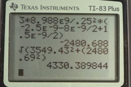 OpenStax College Physics, Chapter 18, Problem 23 (PE) calculator screenshot 2