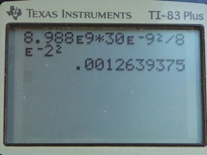 OpenStax College Physics, Chapter 18, Problem 24 (PE) calculator screenshot 1