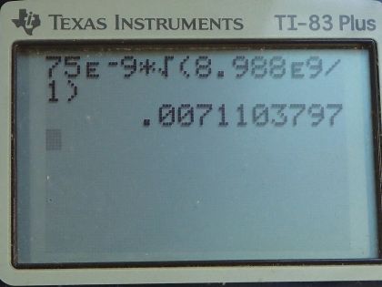 OpenStax College Physics, Chapter 18, Problem 28 (PE) calculator screenshot 1