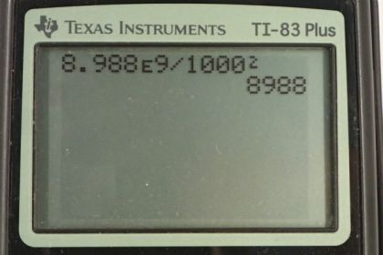 OpenStax College Physics, Chapter 18, Problem 29 (PE) calculator screenshot 1