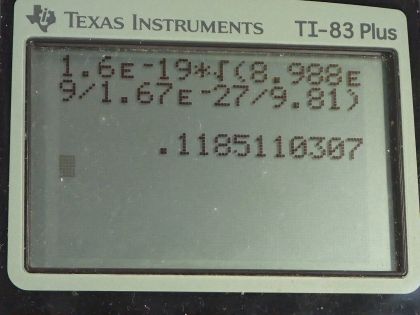 OpenStax College Physics, Chapter 18, Problem 22 (PE) calculator screenshot 1