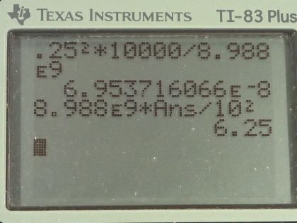 OpenStax College Physics, Chapter 18, Problem 30 (PE) calculator screenshot 1