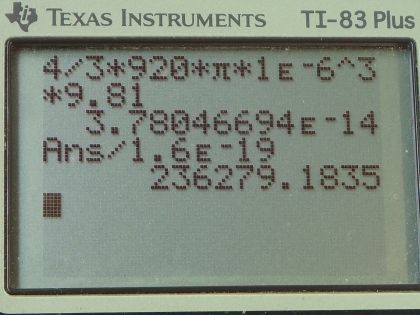 OpenStax College Physics, Chapter 18, Problem 62 (PE) calculator screenshot 1