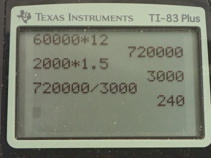 OpenStax College Physics, Chapter 19, Problem 8 (AP) calculator screenshot 1