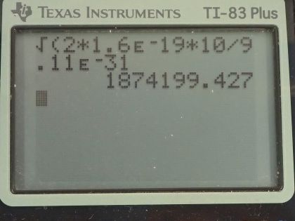 OpenStax College Physics, Chapter 19, Problem 16 (AP) calculator screenshot 1