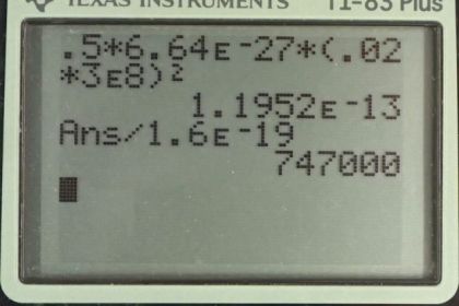 OpenStax College Physics, Chapter 19, Problem 3 (PE) calculator screenshot 1