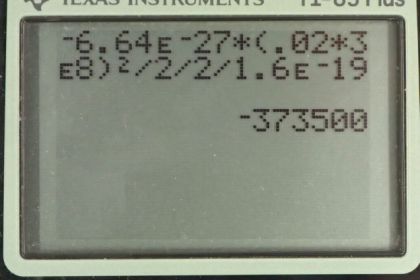 OpenStax College Physics, Chapter 19, Problem 3 (PE) calculator screenshot 2