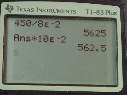 OpenStax College Physics, Chapter 19, Problem 20 (PE) calculator screenshot 1