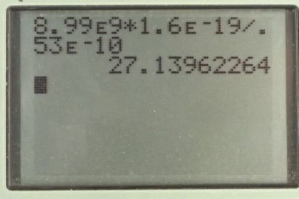 OpenStax College Physics, Chapter 19, Problem 25 (PE) calculator screenshot 1