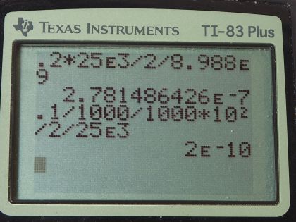 OpenStax College Physics, Chapter 19, Problem 32 (PE) calculator screenshot 1