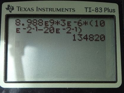 OpenStax College Physics, Chapter 19, Problem 34 (PE) calculator screenshot 1