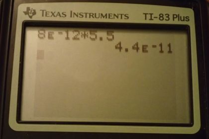 OpenStax College Physics, Chapter 19, Problem 47 (PE) calculator screenshot 1