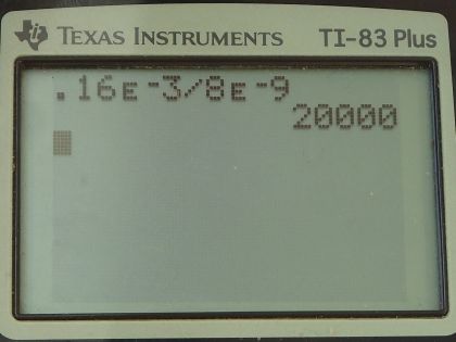 OpenStax College Physics, Chapter 19, Problem 50 (PE) calculator screenshot 1