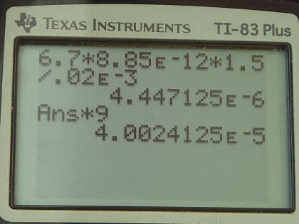 OpenStax College Physics, Chapter 19, Problem 54 (PE) calculator screenshot 1