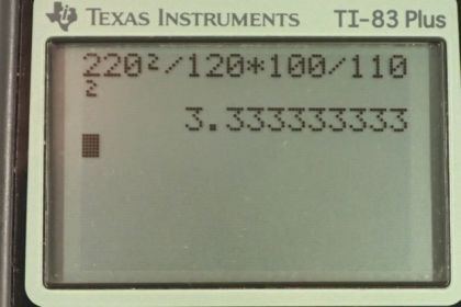 OpenStax College Physics, Chapter 20, Problem 15 (AP) calculator screenshot 1