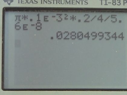 OpenStax College Physics, Chapter 20, Problem 26 (PE) calculator screenshot 1