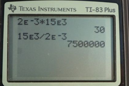 OpenStax College Physics, Chapter 20, Problem 55 (PE) calculator screenshot 1