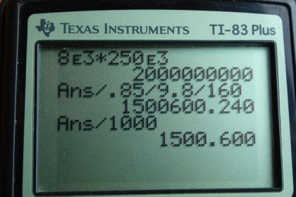 OpenStax College Physics, Chapter 20, Problem 63 (PE) calculator screenshot 1