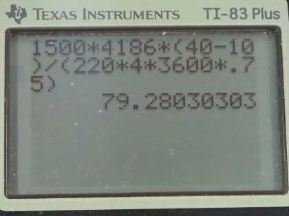 OpenStax College Physics, Chapter 20, Problem 68 (PE) calculator screenshot 2