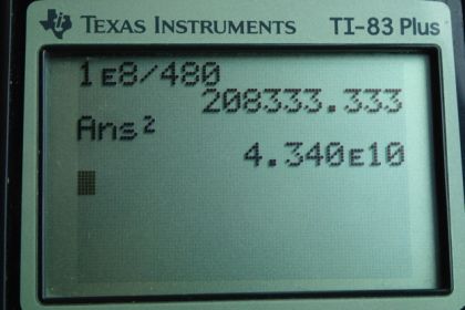 OpenStax College Physics, Chapter 20, Problem 69 (PE) calculator screenshot 1