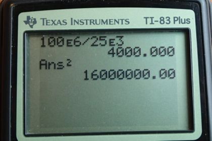 OpenStax College Physics, Chapter 20, Problem 77 (PE) calculator screenshot 1