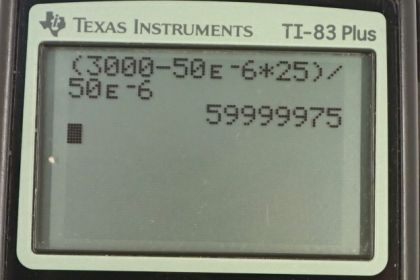 OpenStax College Physics, Chapter 21, Problem 45 (PE) calculator screenshot 1