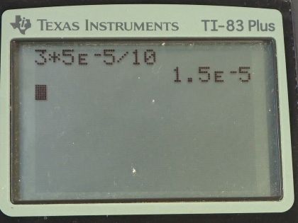 OpenStax College Physics, Chapter 21, Problem 52 (PE) calculator screenshot 1