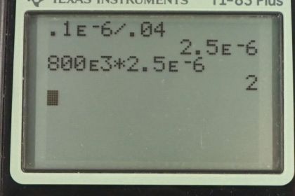 OpenStax College Physics, Chapter 21, Problem 65 (PE) calculator screenshot 1