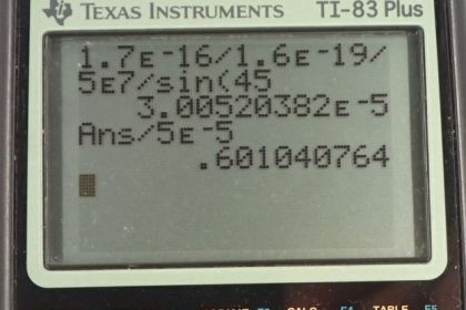 OpenStax College Physics, Chapter 22, Problem 9 (PE) calculator screenshot 1